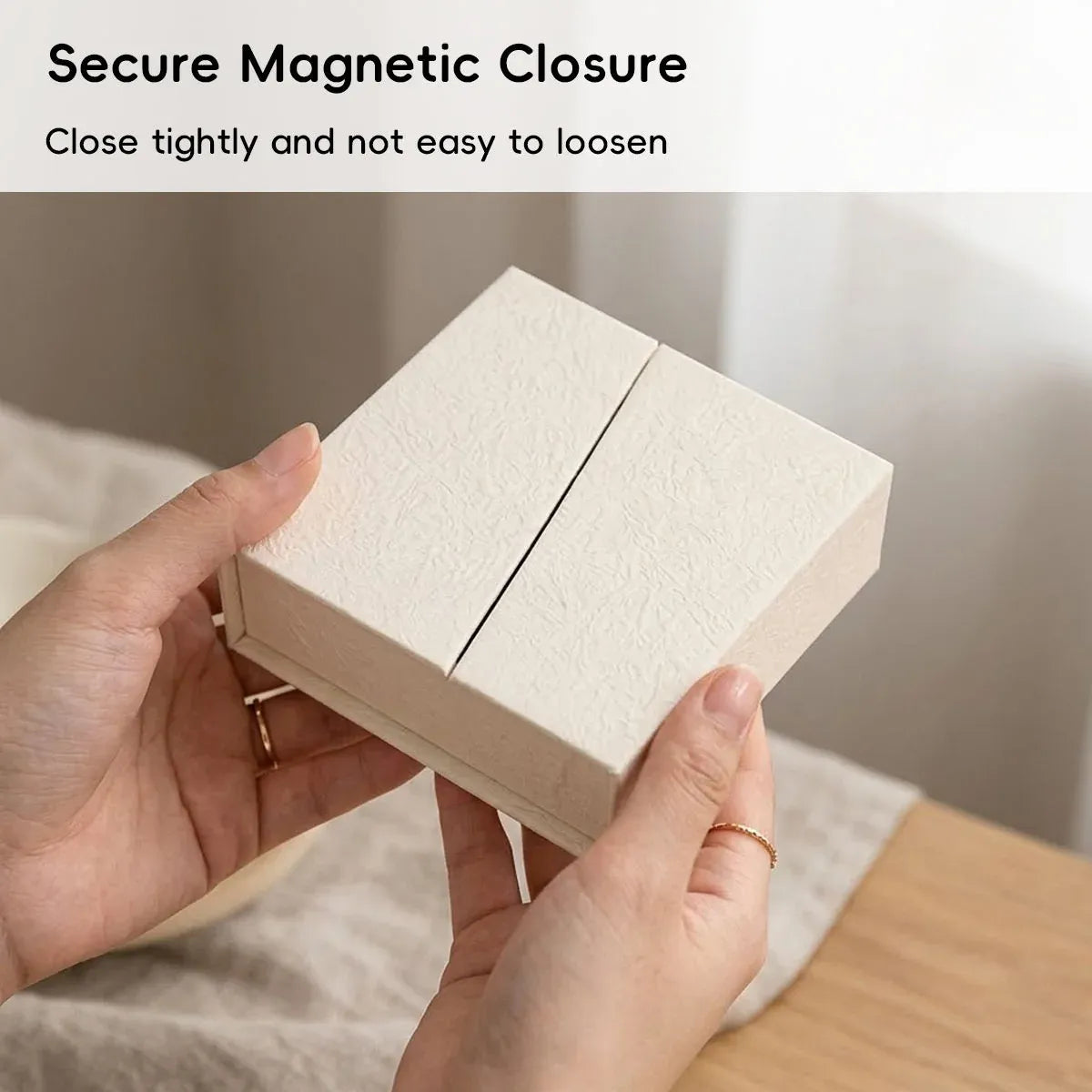 5Pcs Jewelry Gift Box Necklace Earring Ring Packaging For Wedding Party Present - 9.5x9.5x3.5cm