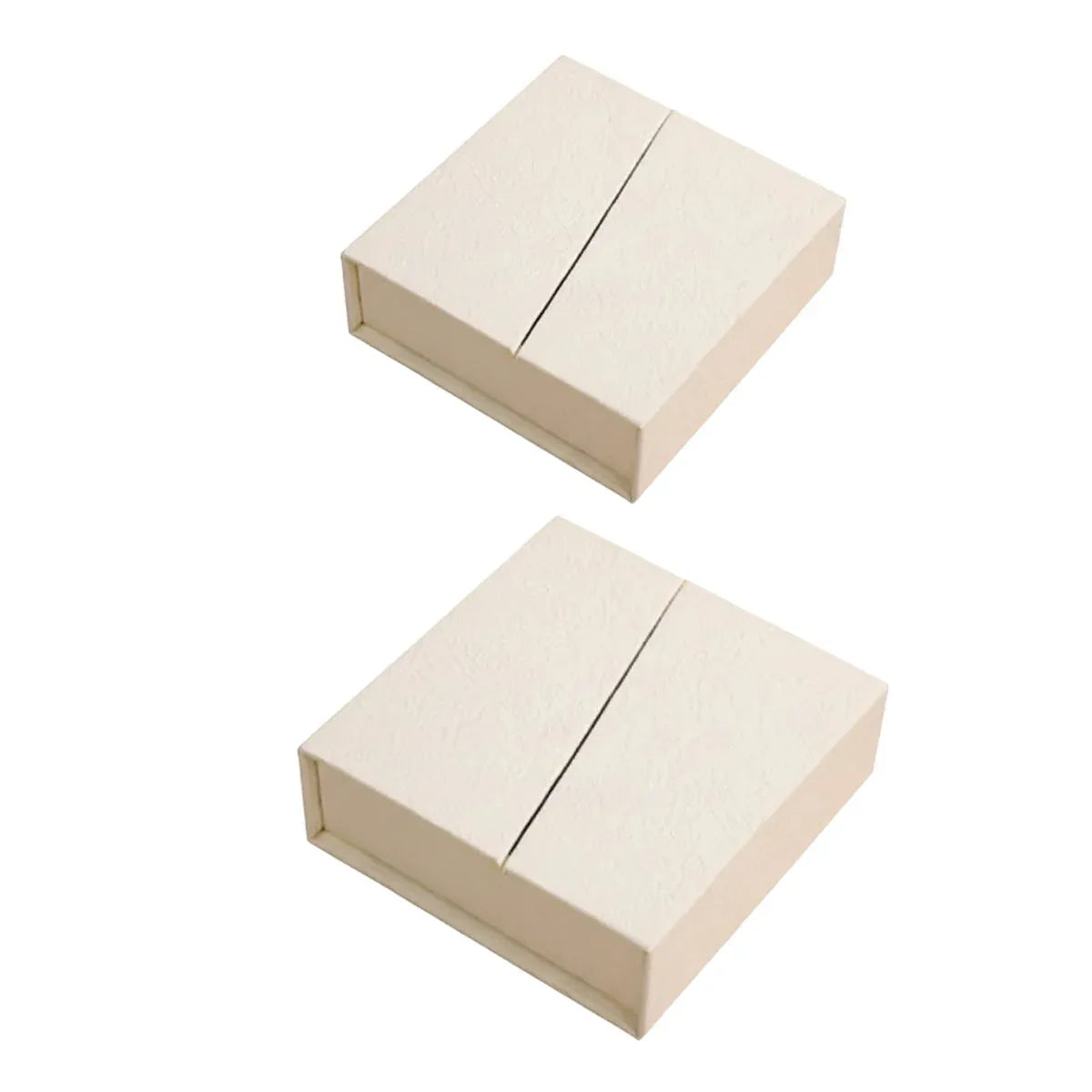 5Pcs Jewelry Gift Box Necklace Earring Ring Packaging For Wedding Party Present - 9.5x9.5x3.5cm