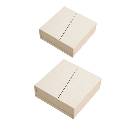 5Pcs Jewelry Gift Box Necklace Earring Ring Packaging For Wedding Party Present - 9.5x9.5x3.5cm