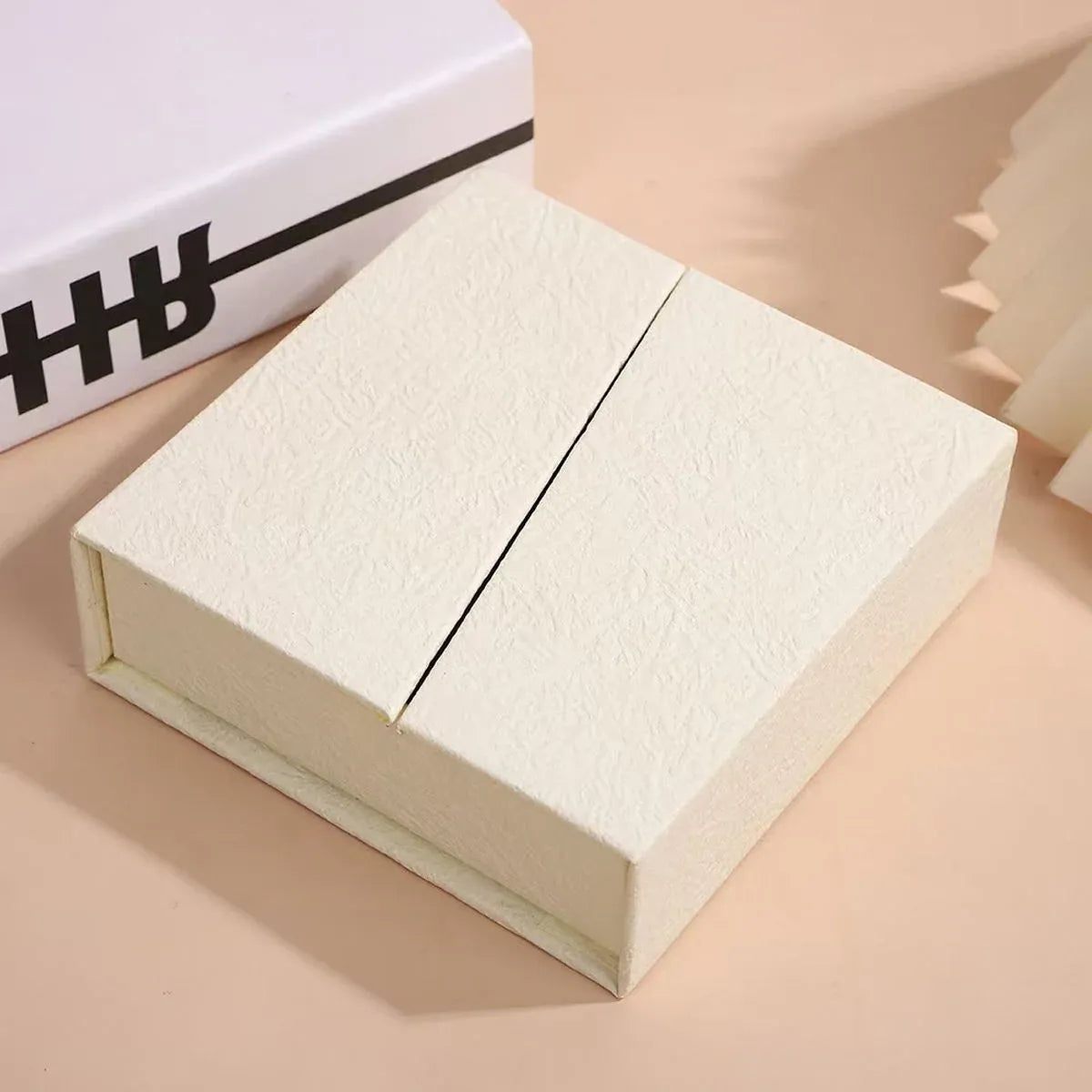 5Pcs Jewelry Gift Box Necklace Earring Ring Packaging For Wedding Party Present - 9.5x9.5x3.5cm