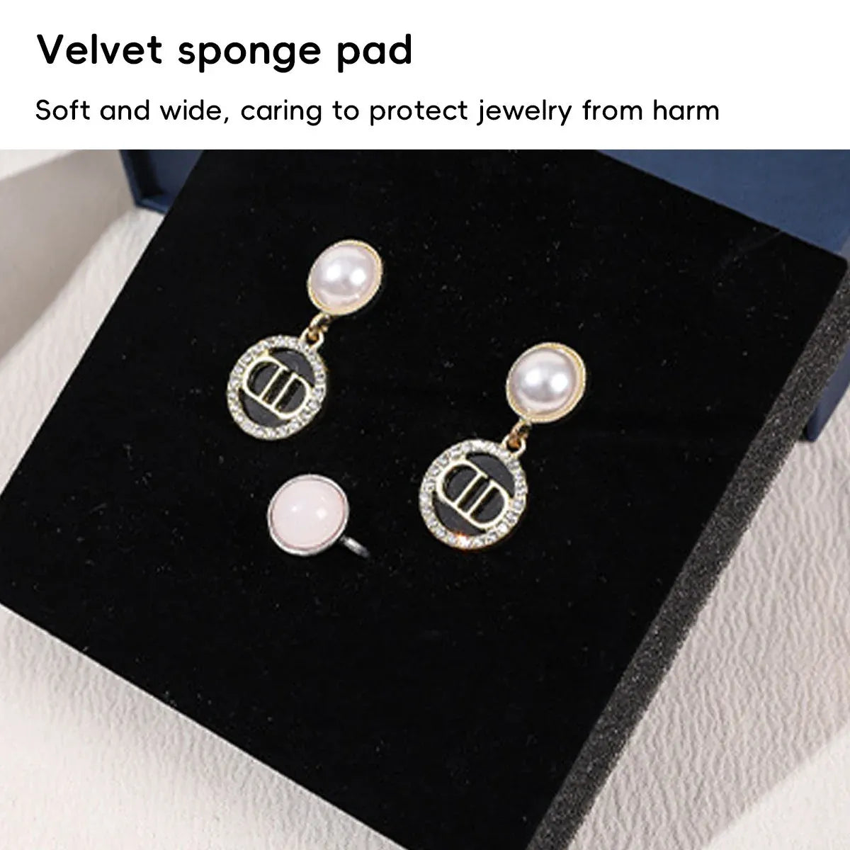 5 Pack Jewellery Gift Box With Insert Necklace Ring Earring Storage Box - 9.5x9.5x3.5cm