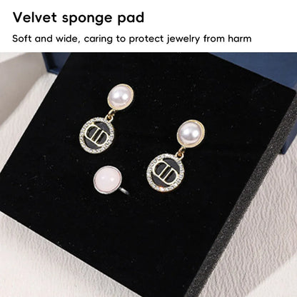 5 Pack Jewellery Gift Box With Insert Necklace Ring Earring Storage Box - 9.5x9.5x3.5cm