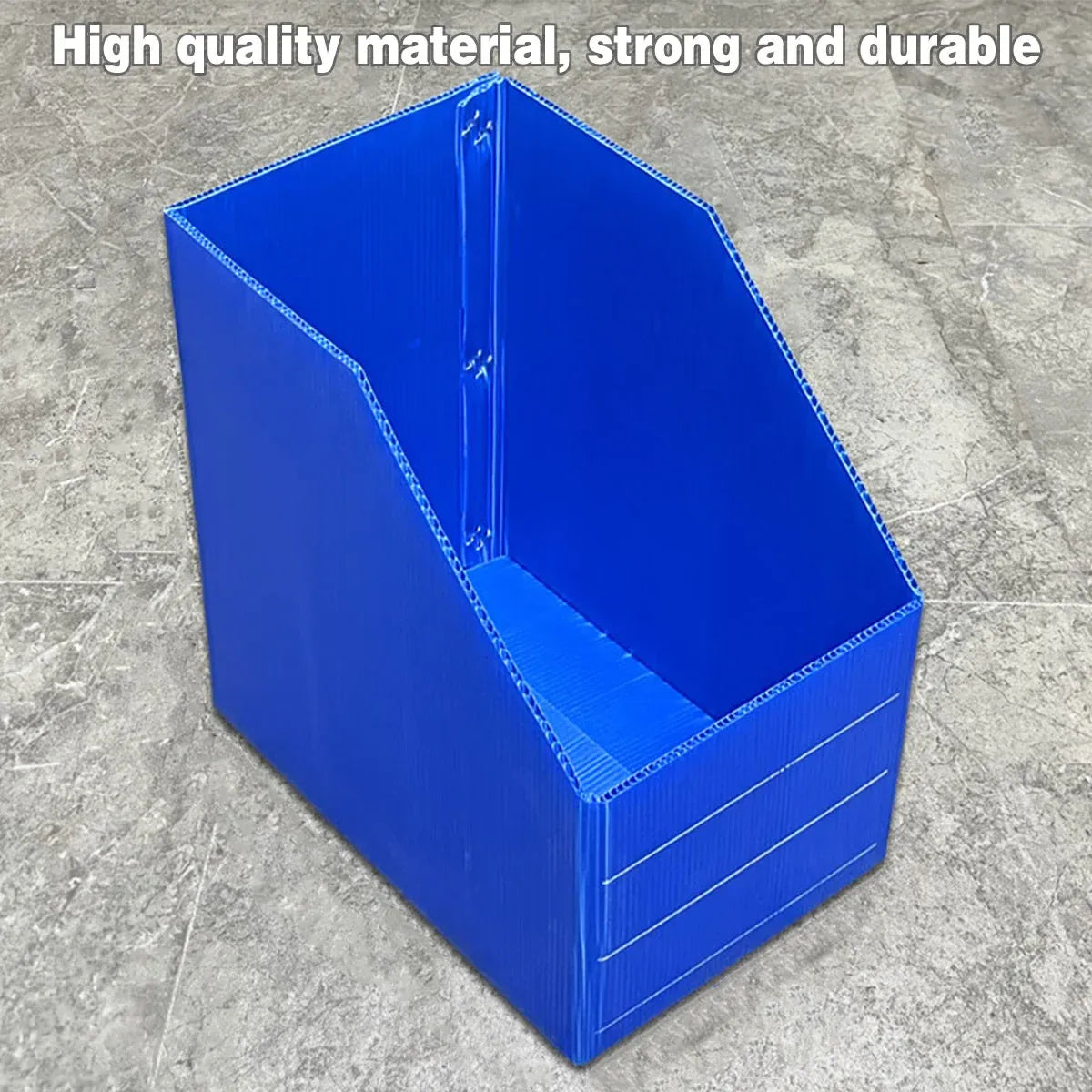Plastic Storage Box Set 6Size Clear Hard Case Miter Tool Parts Display Organiser - 40x30x35cm