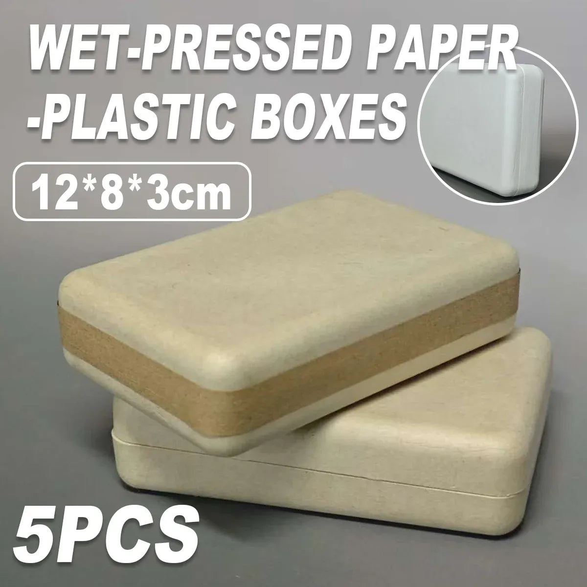 5PCS Jewellery Gift Box Paper Display Packaging Boxes Portable