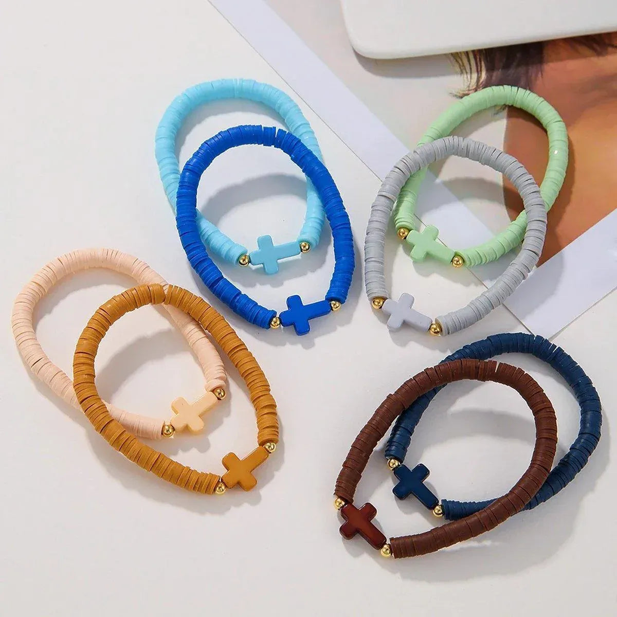 8/14pcs Bohemian Bracelet Set Colourful Beaded Bracelets Stackable Jewelry Gift - 14PCS
