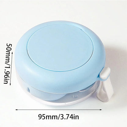Blue Braces Cleaning Organiser Soak Box Portable Toothbrush Holder for Oral Care