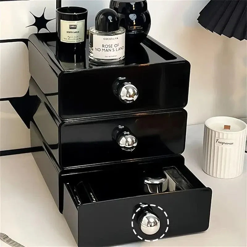 Multi-Layer Desktop Cosmetic Storage Box Office Drawer Organizer Rack Holder