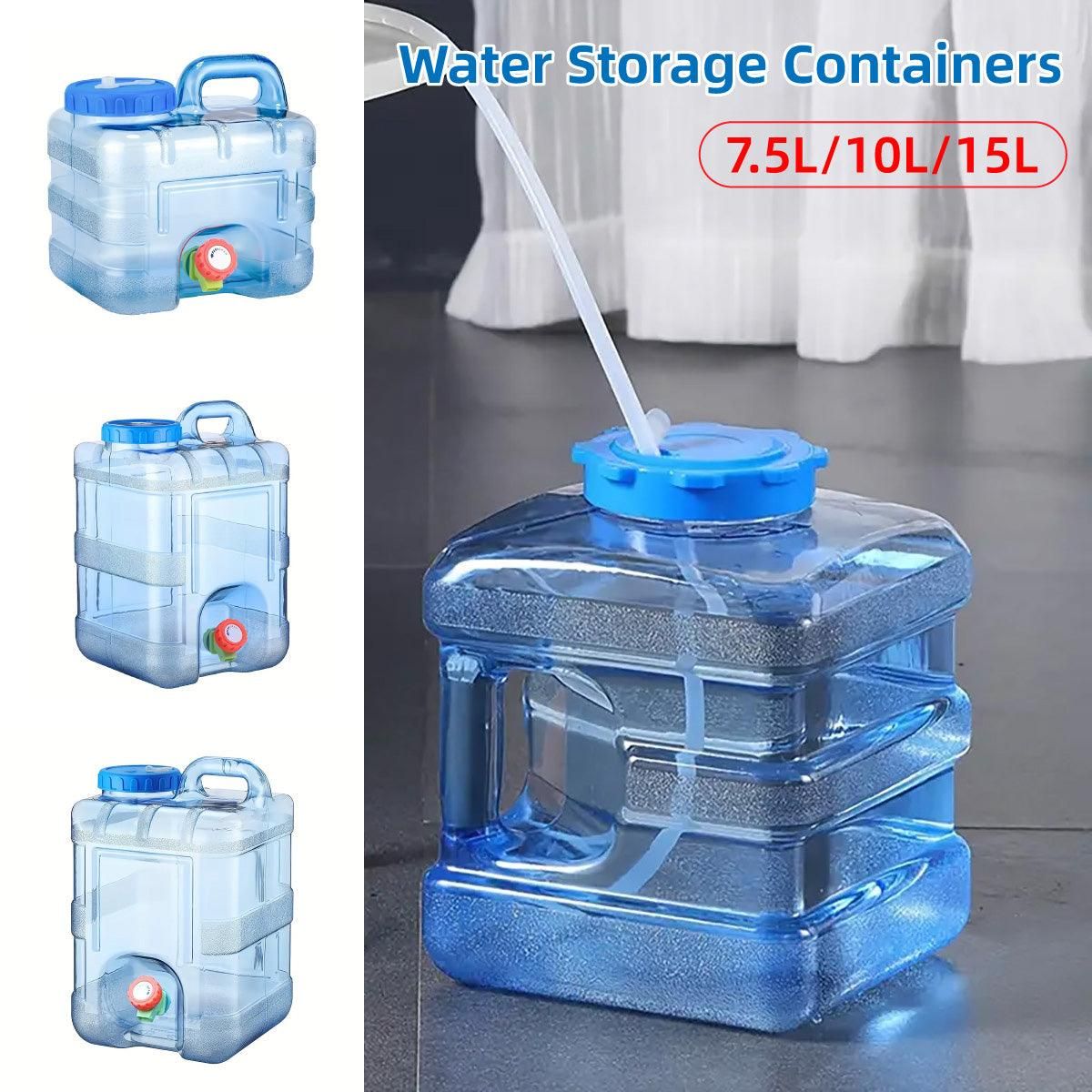 Outdoor Water Bucket Household Storage Car Water Tank Drinking Water Storage - 10L