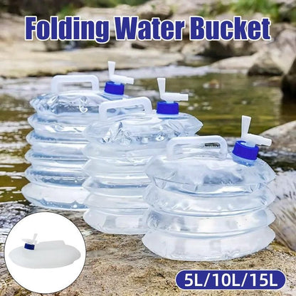 Collapsible Bucket Portable Telescopic Water Storage Large Capacity Outdoor - 5L