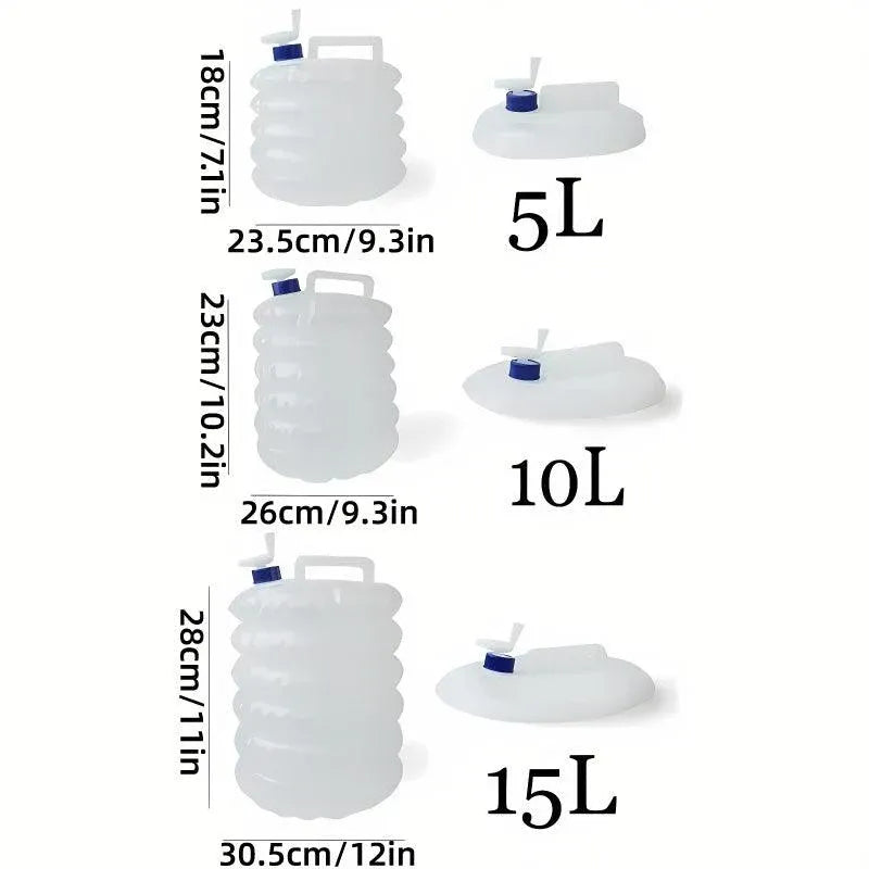 Collapsible Bucket Portable Telescopic Water Storage Large Capacity Outdoor - 5L