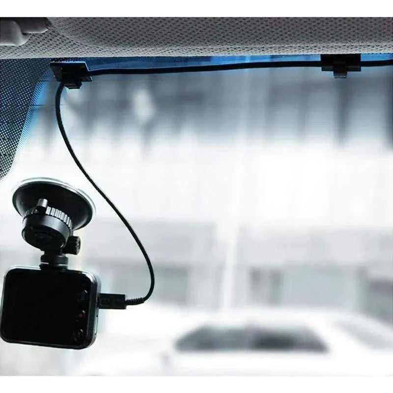 100X Cable Clips Holder Tidy Adhesive Home Car Wire Tie Fixer Drop Clamp Cord - White-100PCS