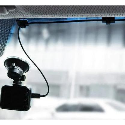 100X Cable Clips Holder Tidy Adhesive Home Car Wire Tie Fixer Drop Clamp Cord - White-100PCS