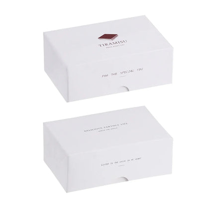 Western Dessert Presentation Box 50 Pack Tiramisu Bakery Gift Packaging Set - English