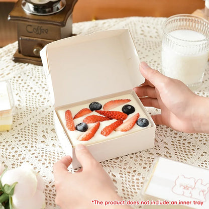 Western Dessert Presentation Box 50 Pack Tiramisu Bakery Gift Packaging Set - English