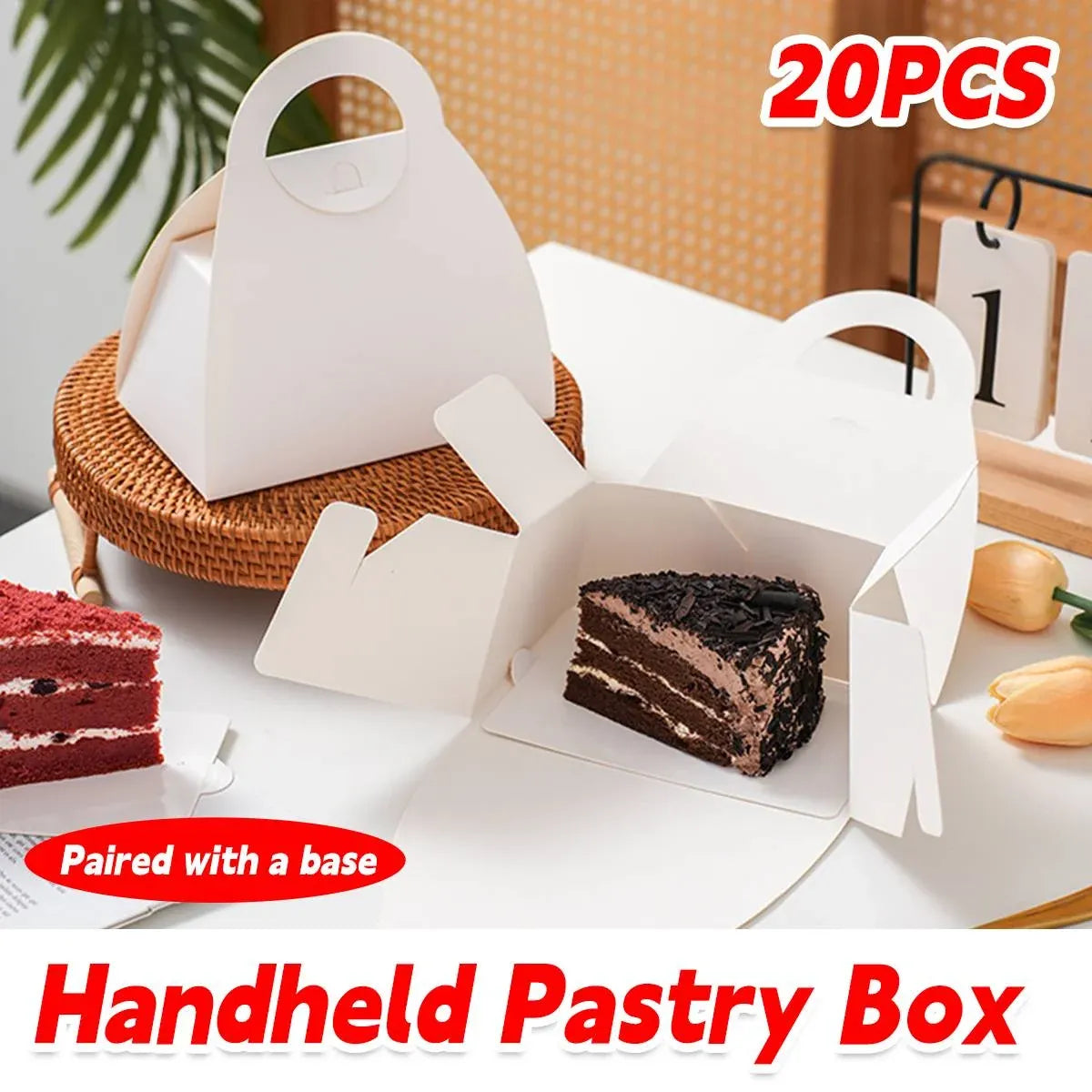 Reusable Tiramisu Cake Container Dessert Box For Slice Mousse Pastry Picnic