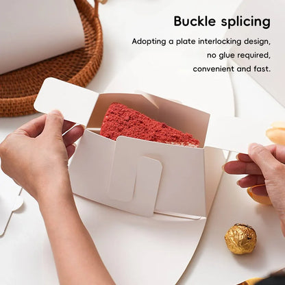 Reusable Tiramisu Cake Container Dessert Box For Slice Mousse Pastry Picnic