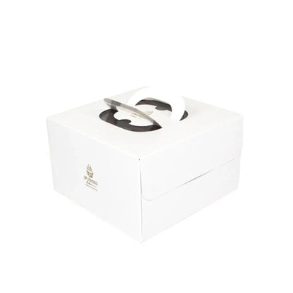 20PCS Cake Packaging Boxes 6/8in White for Birthday Party Bakery Packaging Use - 8 Inches