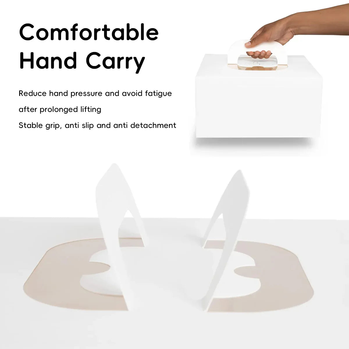 20PCS Cake Packaging Boxes 6/8in White for Birthday Party Bakery Packaging Use - 8 Inches