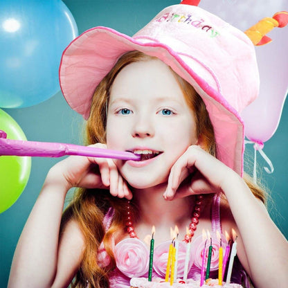 Birthday Cake Hat Party Supplies Fun Performance Masquerade Celebration Hat - Pink