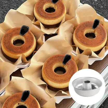 4pcs 4 Inch Hollow Mould Cake Bread Baking Mould Nonstick Round Cake Pan Set