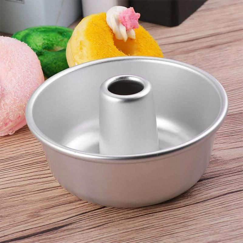 4pcs 4 Inch Hollow Mould Cake Bread Baking Mould Nonstick Round Cake Pan Set