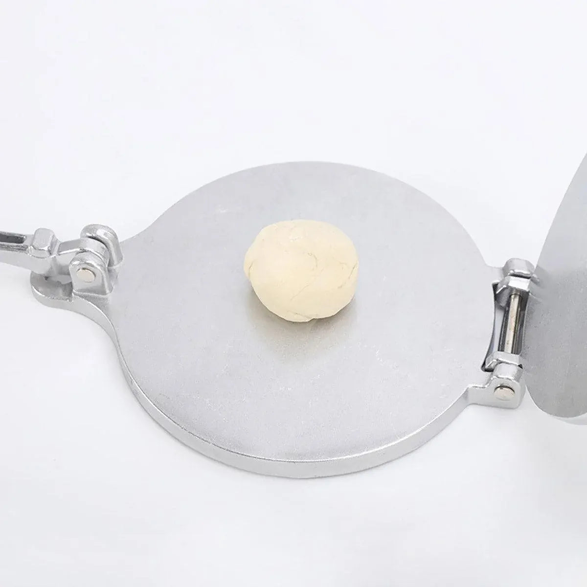 16/20cm Premium Tortilla Press Flat Bread Maker Taco Roti Chapati Health Food - Silver-20cm