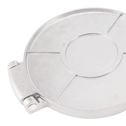 16/20cm Premium Tortilla Press Flat Bread Maker Taco Roti Chapati Health Food - Silver-20cm