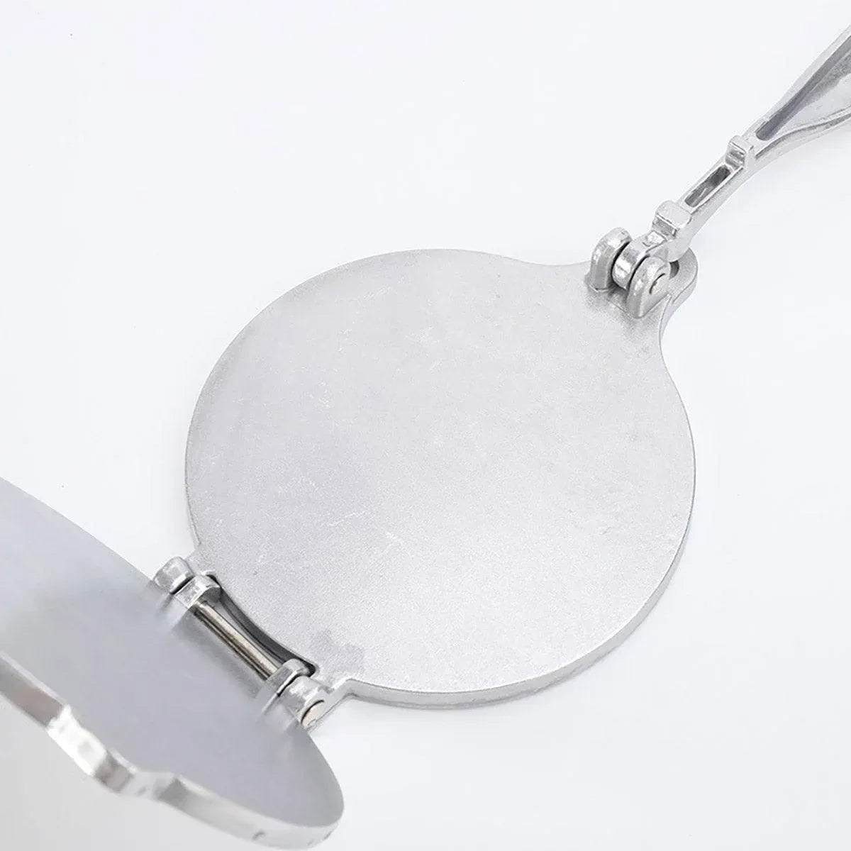 16/20cm Premium Tortilla Press Flat Bread Maker Taco Roti Chapati Health Food - Silver-20cm
