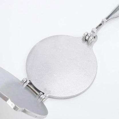 16/20cm Premium Tortilla Press Flat Bread Maker Taco Roti Chapati Health Food - Silver-20cm