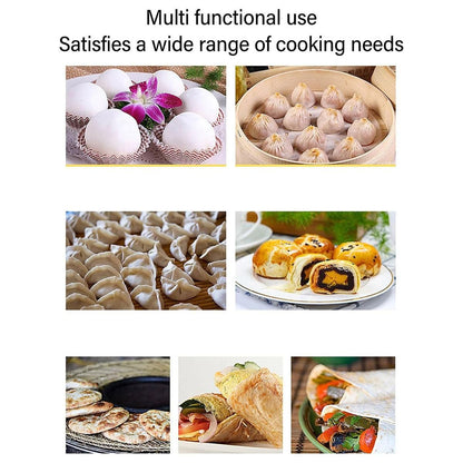 16/20cm Premium Tortilla Press Flat Bread Maker Taco Roti Chapati Health Food - Silver-20cm