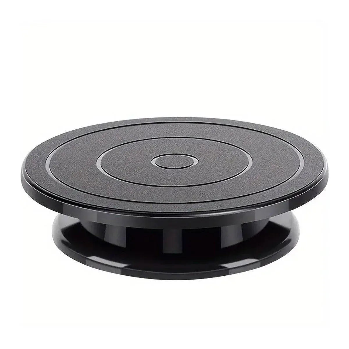 Rotating Cake Turntable Stand Black Plastic Cake Decorating Tools for Baking