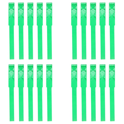 Cow Identification Bands 20PCS Adjustable Foot Rings Multi Colour Tags Livestock - Green