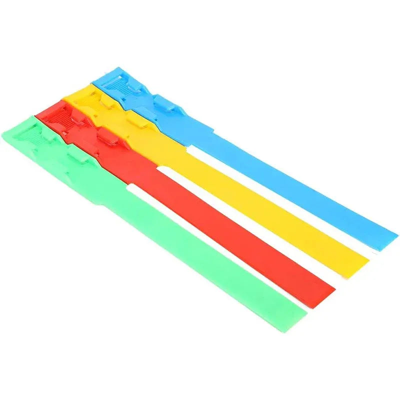 Cow Identification Bands 20PCS Adjustable Foot Rings Multi Colour Tags Livestock - Green