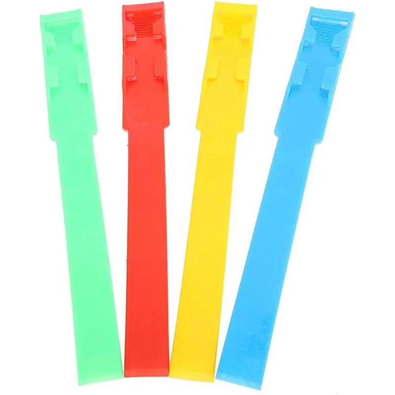 Cow Identification Bands 20PCS Adjustable Foot Rings Multi Colour Tags Livestock - Yellow