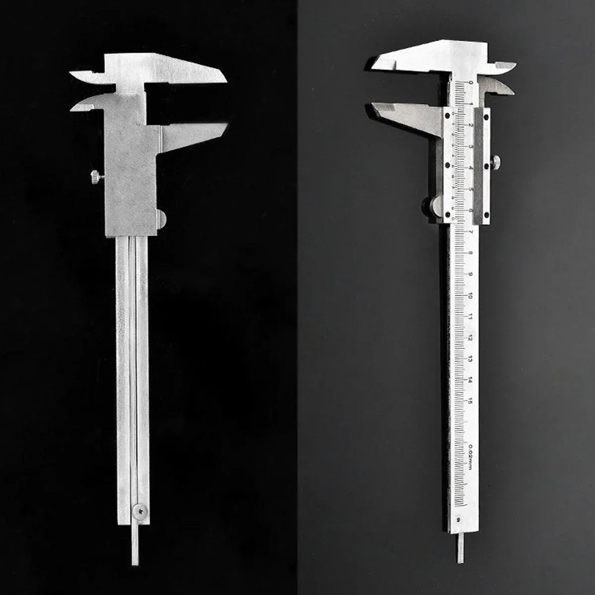Stainless Steel Vernier Caliper 200mm Micrometer Measuring Tool Gauge Ruler