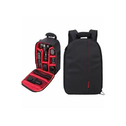 Waterproof DSLR Camera Backpack Multi Functional Rucksack for Canon Nikon Sony - Orange