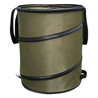 Folding Garden Leaf Bin Portable Outdoor Storage Bucket Camping Trash Can