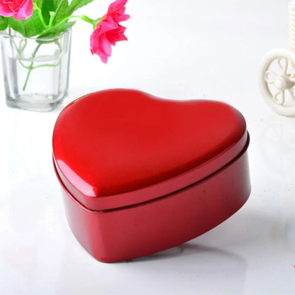 10pcs Iron Box Wedding Candy Boxes Tea Storage Durable Party Favor Containers - 12x12x5cm