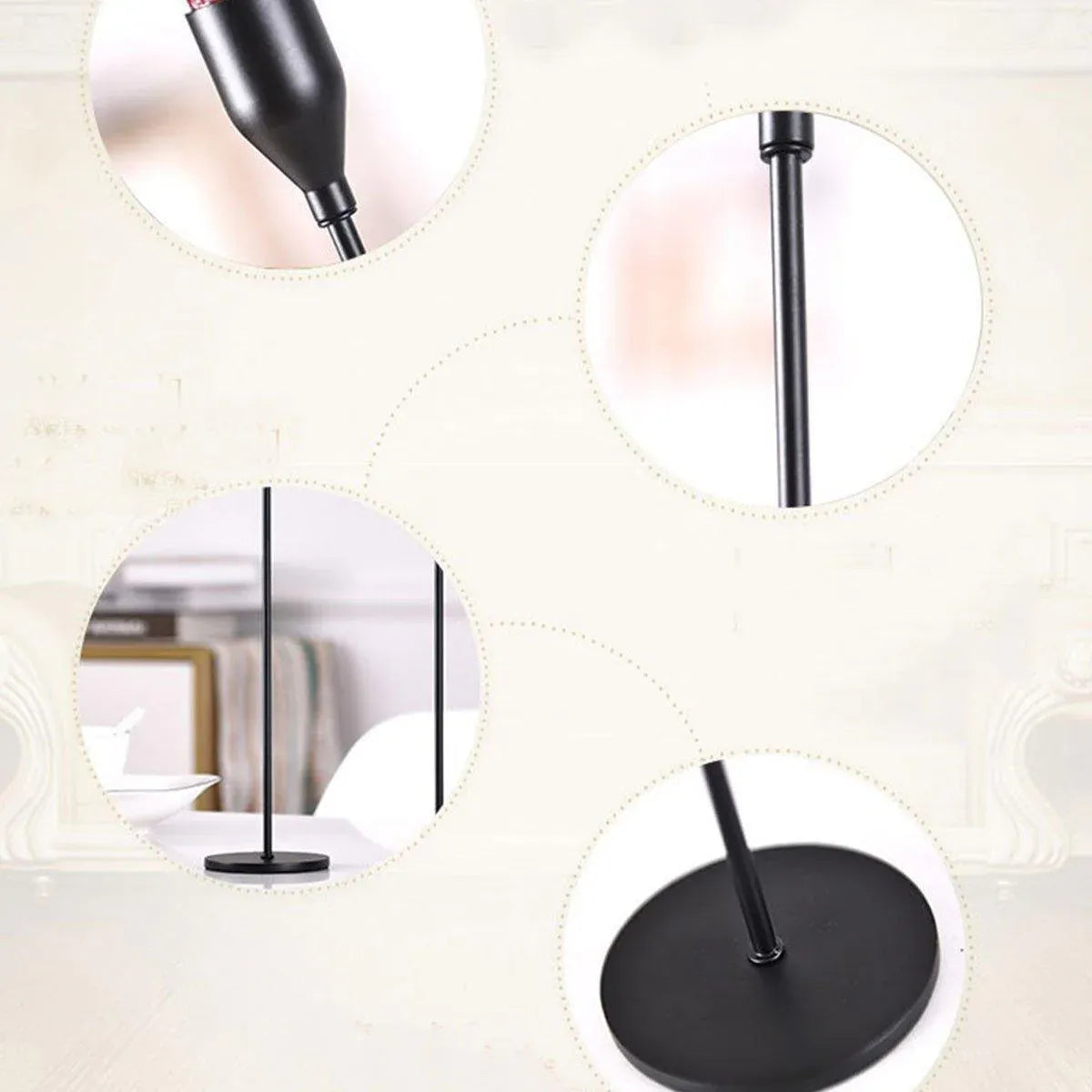 Set of 3 Decorative Candlestick Holder Candle Stand for Wedding / Dinner / Party - French Gold
