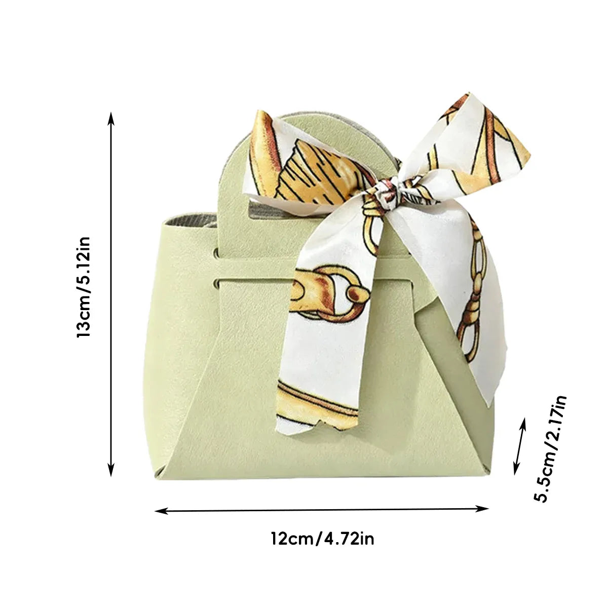 20PCS Handheld Wedding Candy Packaging Bags for Party Favors Wedding Decor Use - Orange