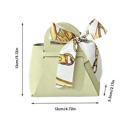 20PCS Handheld Wedding Candy Packaging Bags for Party Favors Wedding Decor Use - Orange