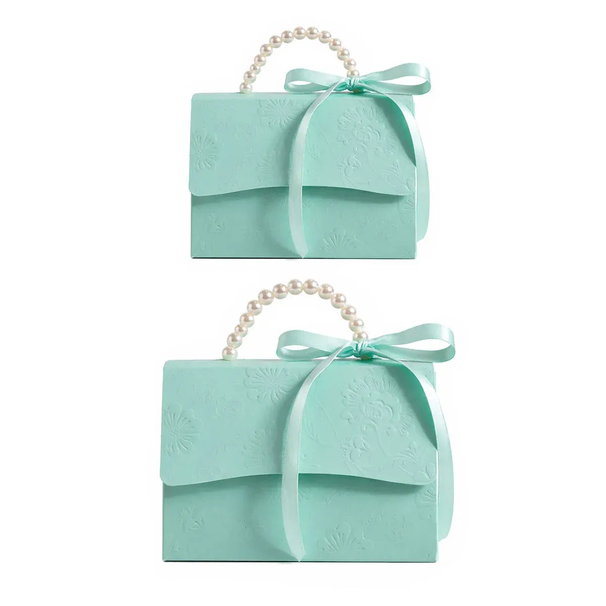 20pcs Pearl Handle Gift Box Set Wedding Favour Candy Box Party Packaging - L