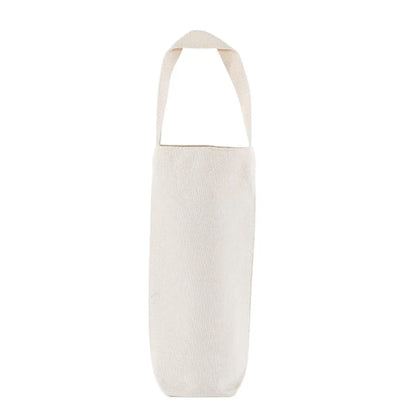 10pcs Portable Wine Bag Canvas Burlap Bottle Packing Holder for Gift Storage - 30x14x8cm