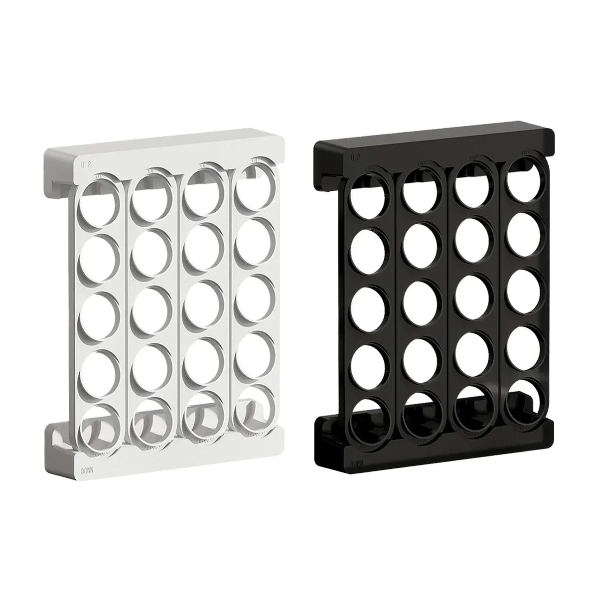 Wall Mounted Coffee Capsule Storage Rack SpaceSaving for Kitchen Cafe Countertop - Black