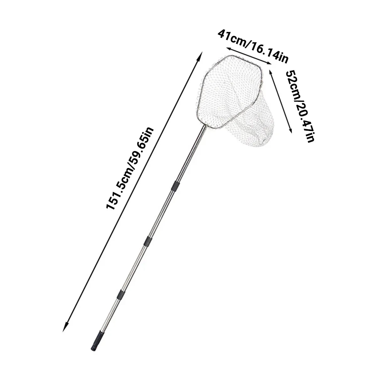 Poultry Catch Net Bag Hook Set Stainless Steel Thickened for Farm