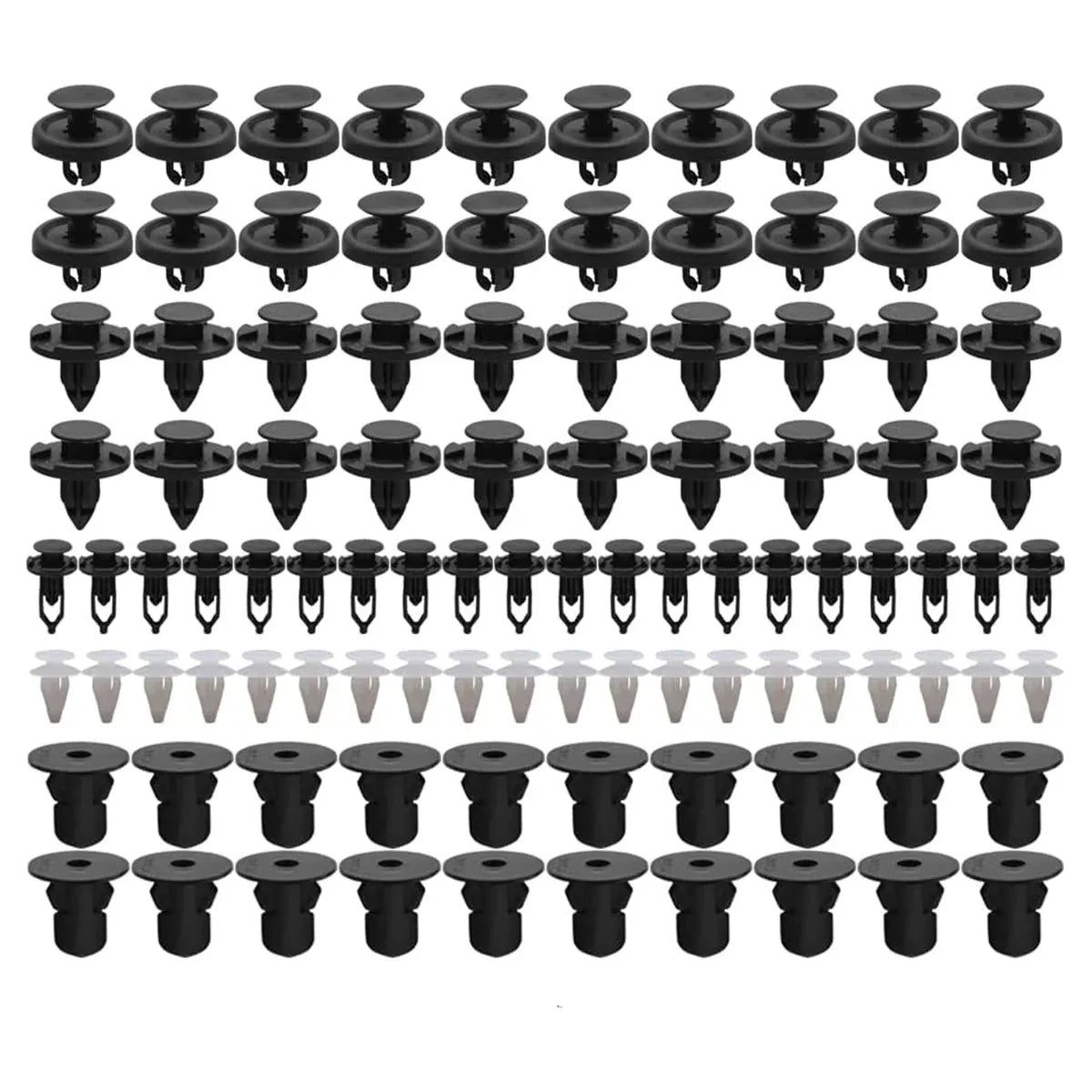 100pcs Car Trim Clip Set PP Push Rivets for Toyota Lexus Bumper Fender Repair