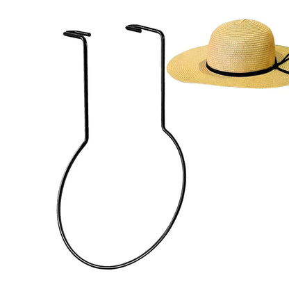 Suspension Car Hat Rack Metal Hard Hat Holder Cowboy Hat Rack Backrest
