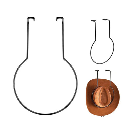 Suspension Car Hat Rack Metal Hard Hat Holder Cowboy Hat Rack Backrest