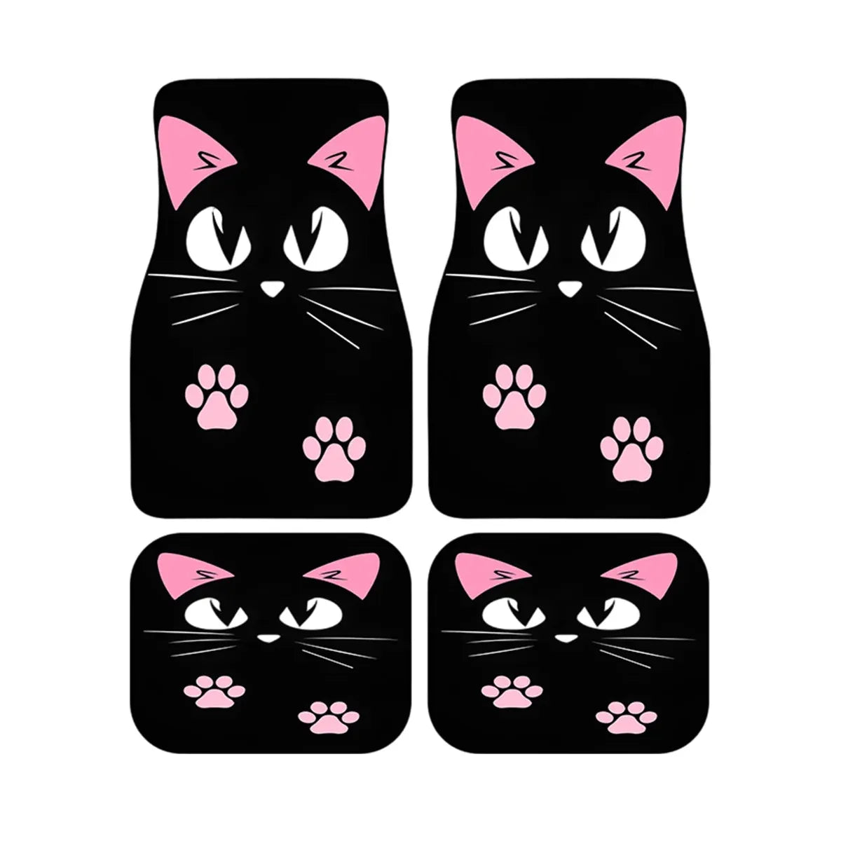 4pc Car Floor Mats Anti-Slip Waterproof Universal Fit Easy Clean