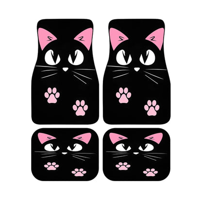 4pc Car Floor Mats Anti-Slip Waterproof Universal Fit Easy Clean